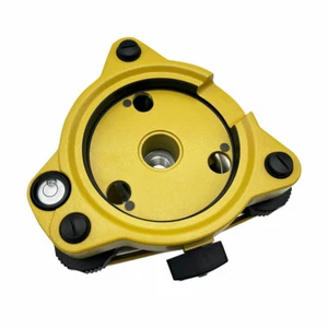 NEW THREE-JAW YELLOW TRIBRACH W/OUT OPTICAL PLUMMET Fits TOPCON NIKON - Picture 1 of 5