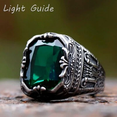 Anillo de plata esterlina hecho a mano joyería negro para hombre todas las tallas anillo de moda 2024 Foto 1 de 4