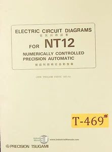 Tsugami NT12, Fanuc 10T-A Control, Electrical Circuits Manual Year (1985) - Picture 1 of 2