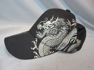 Chinese Style Cap Dragon Print Casual Snapback Baseball Cap - Picture 1 of 3