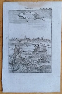 View of Venice Venezia - Original Print Mallet - 1718 - Picture 1 of 1