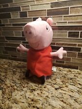 Hug & Oink Pink Peppa Pig Plush 12” Talking  Stuffed Animal 