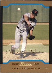 2004 (GIANTS) Bowman Gold #274 Luke Anderson FY