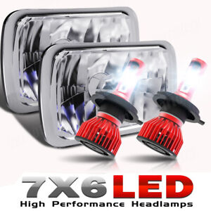 7x6" Led Headlight Projector Hi/Lo DOT for Toyota Mr2 1986-1995 Coupe