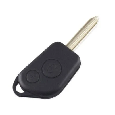 2 Buttons Flip Keyless Entry Remote Folding Key Fob Shell For Peugeot 206 306 - Image 1 of 4