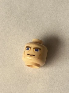 LEGO Light Nougat Head Large Blue Eyes 3626pb0075 sw0317 sw0183 sw0542 sw1090 - Picture 1 of 1