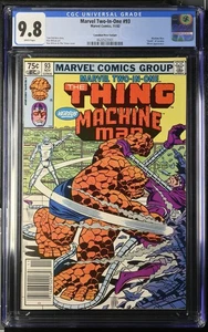 Marvel Two-In-One 93 CGC 9.8 NM/M Canadian Price Variant Ultron Jocasta Marvel - Picture 1 of 2