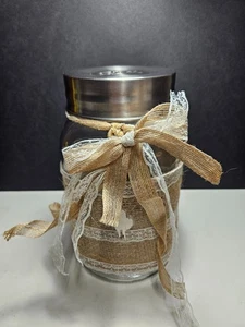 Palla bocca regolare 128 oz. Barattolo e coperchio da muratore portaoggetti gallone, 1 conteggio - Foto 1 di 9
