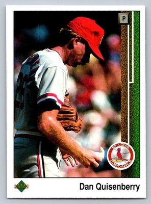 1989 Upper Deck #533 Dan Quisenberry St. Louis Cardinals - Image 1 of 2
