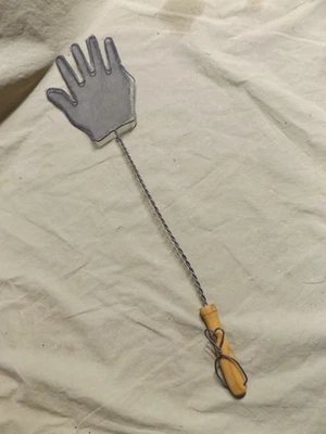 Vintage or Reproduction Hand Flyswatter ~20" As Is needs repair - Image 1 of 4