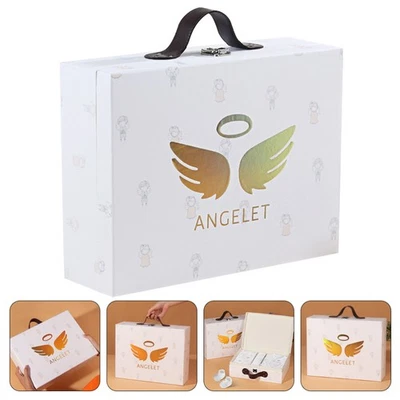 Small Gift Suitcase Decorative Clothes Box Paperboard Suitcase Box gift box - Image 1 of 4