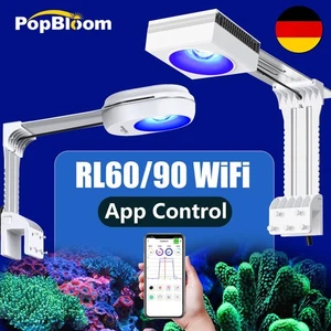 PopBloom RL60 RL90 Led Agua de Mar Iluminación LED Acuario Lámpara Para Acuario - Imagen 1 de 32