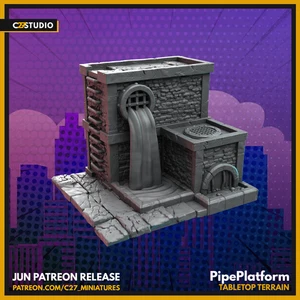 Sewer Pipe Platform | Terrain | C27 Studio - Picture 1 of 3