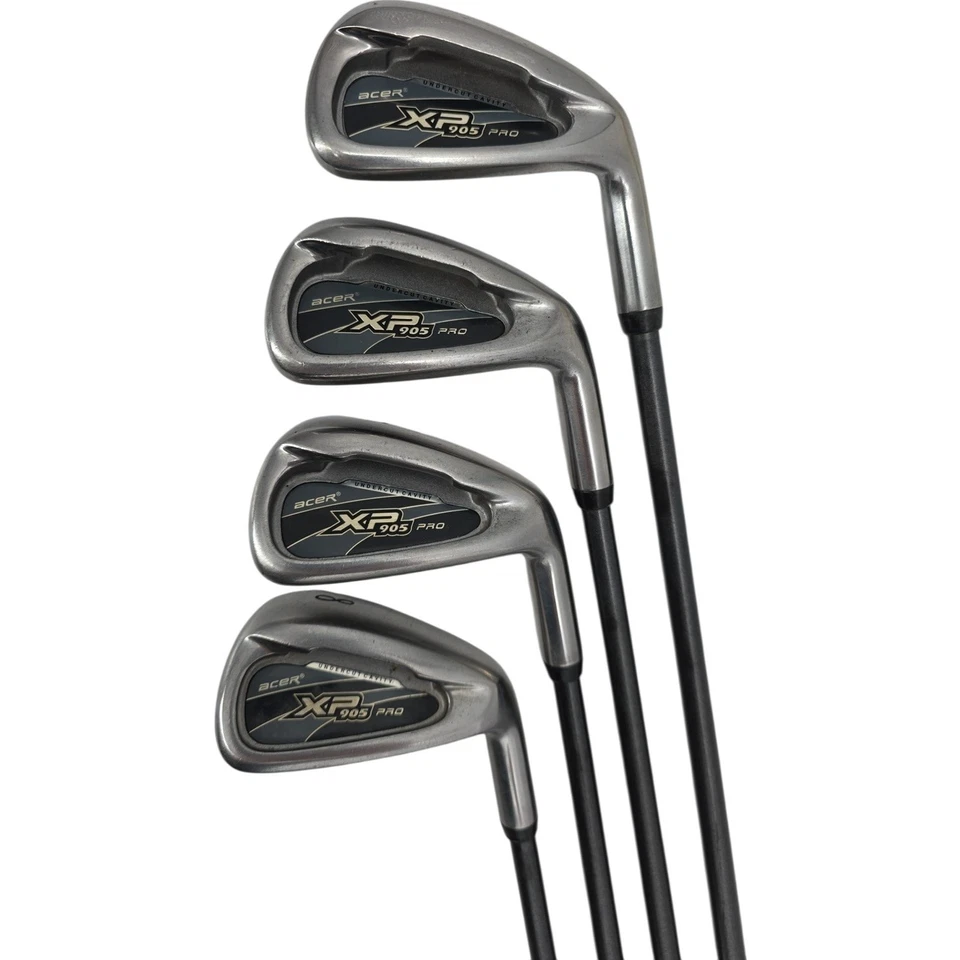 Acer XP 905 Pro Iron Set 5-6-7-8 Bundle Mens RH Graphite Shafts Kingrasp Grips - Image 1 of 4
