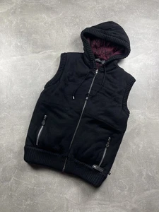 Philipp Plein 2014 Wollstrickweste mit Kapuze schwarz Größe XL Made in Italy - Bild 1 von 18