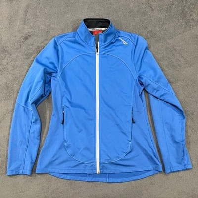 Saucony Nomad Blue Full Zip High Collar Running Track Jacket Women's Size Medium - Image 1 of 4
