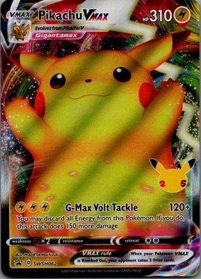 Pikachu VMAX - Promo SWSH: Sword & Shield Promo Cards SWSH062 NM - Image 1 of 2