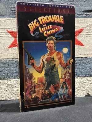Big Trouble in Little China 1986 VHS  Kurt Russell John Carpenter Action - Image 1 of 4