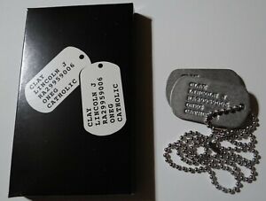 Mafia 3 Limited Edition Lincoln Clay Dog Tags - New In Box