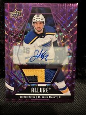 22-23 Upper Deck Allure Purple Diamond Auto Patch Jordan Kyrou 73 07/10 MINT!!!!
