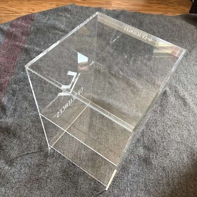 New Acrylic Display Case 2 tier Clear Box Showcase-Action figures or other items - Image 1 of 4