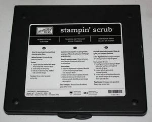 Stampin Up Retired STAMPIN SCRUB Two-Sided Stamp Cleaner Nylon Fiber - Picture 1 of 2