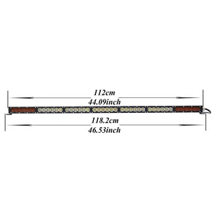 Slim 44Inch LED Light Bar Single Row Combo Offroad Driving Lamp SUV ATV Truck 46 - Picture 1 of 11