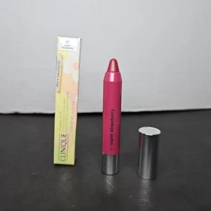 Clinique Chubby Stick Moisturizing Lip Color Balm Super Strawberry Full Size NIB - Picture 1 of 4