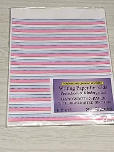 Writing Paper for Kids - Handwriting Practice - 11X 8.5 in, 20 lb, 25 sheets - Picture 1 of 4