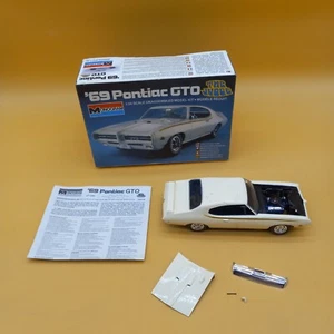 1:24 Monogram Model Car Kit #2294 '69 Pontiac GTO The Judge Assembled Parts - Picture 1 of 11