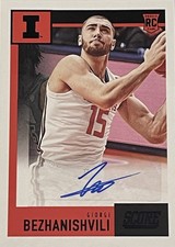 Giorgi Bezhanishvili* RC* AUTO* 2021 Chronicles Score DP Card #SR-GBE* Illinois*
