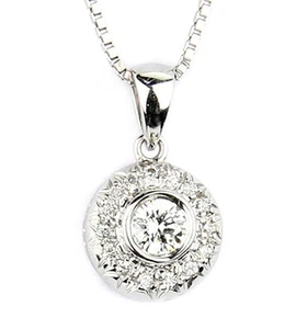 18K Weißgold Diamant Anhänger PDT010011 - Bild 1 von 1
