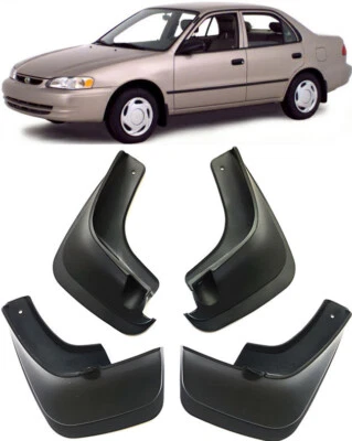 Juego de protectores contra salpicaduras originales nuevos guardabarros para Toyota Corolla 1998-2002 sedán E110 Foto 1 de 4