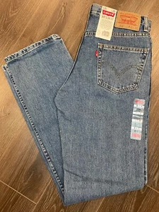 NEW Y2K 2009 Levi's 512 Slim Fit Tapered Leg Blue Denim Jeans - Mens 31x32 - Picture 1 of 8