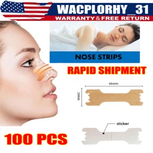 NASAL STRIPS Breathe Nose Better Reduce Snoring Now Apnea Adhesive Right SleepA+ - Picture 1 of 8