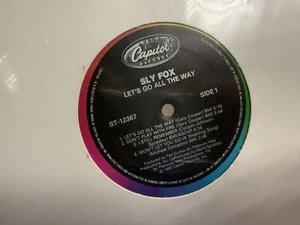 SLY FOX Lets Go All The Way LP 1985 CAPITOL RECORDS ST-12367 SYNTH POP PLASTIC - Picture 1 of 2