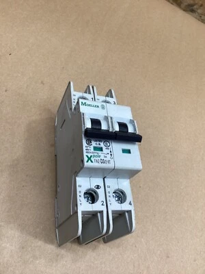 Moeller Circuit Breaker FAZ-D3/2-RT 2Pole 415v 50/60 hz #134L18 - Image 1 of 3