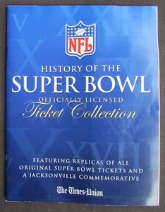 2004 History of the Super Bowl Officially Licensed -Jacksonville Times-Union, FL - Picture 1 of 4
