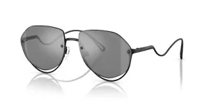 Emporio Armani 0EA2137 30016G Matte Black Round Sunglasses - Picture 1 of 5