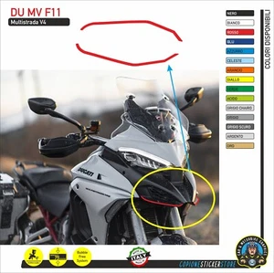 Profili adesivi prese aria Airbox compatibili con Ducati Multistrada V4 V4s -F11 - Picture 1 of 1