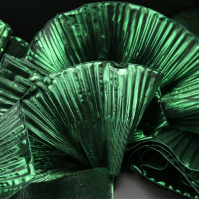 Сделай сам оборки ленты ленты края отделки ткани голографический плиссированные отделки шитья - Изображение 1 из 4