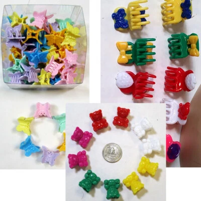 Lot Of 48,96,288---1 " Long Pastel Tone  Butterfly Hair Claws Clip-BC48 - Image 1 of 4
