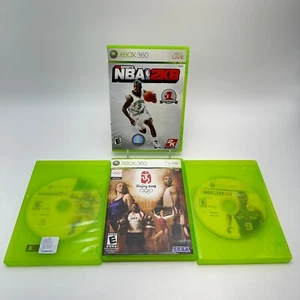 Lote Juegos Xbox 360 Deportes Baloncesto Fútbol Juegos Olímpicos Madden NBA Live 09 2K8 - Imagen 1 de 5