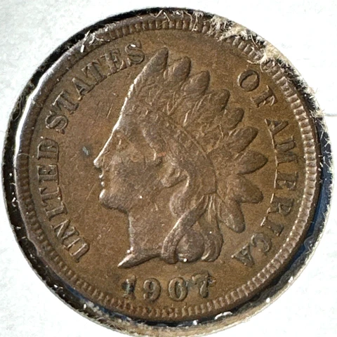 1907 1C Indian Cent (73997) Cover