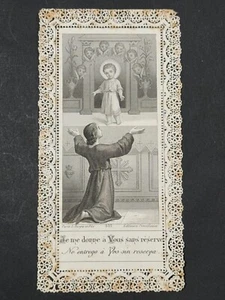 holy card santino merlettato canivet L. TURGIS 507 "JESUS CHILD" - Picture 1 of 2