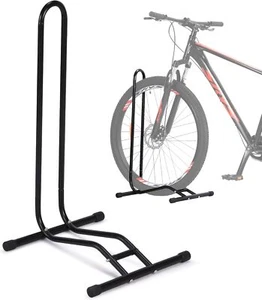 Upright Bike Floor Stand Bicycle Storage Parking Rack - Fits 16"-29" Bikes - Picture 1 of 7
