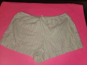 Victoria's Secret Signature Classic Mom Sleep Shorts 100% Cotton Size Medium - Picture 1 of 5