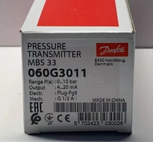 Danfoss Pressure Transmitter MBS33 060G3011 - Picture 1 of 2