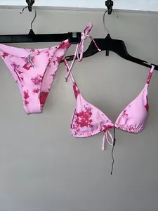 ZAFUL Women's Tie Dye String Bikini Swimsuit Set Two Piece Swimming Suit-Size 4 - Picture 1 of 1
