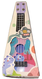 Kids Mini Guitar Winking Dinosaur Music Instrument Fun Learning Photos Memory - Picture 1 of 7